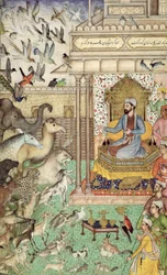 In. 04,f.74r König Salomo und die Tiere, ca. 1595